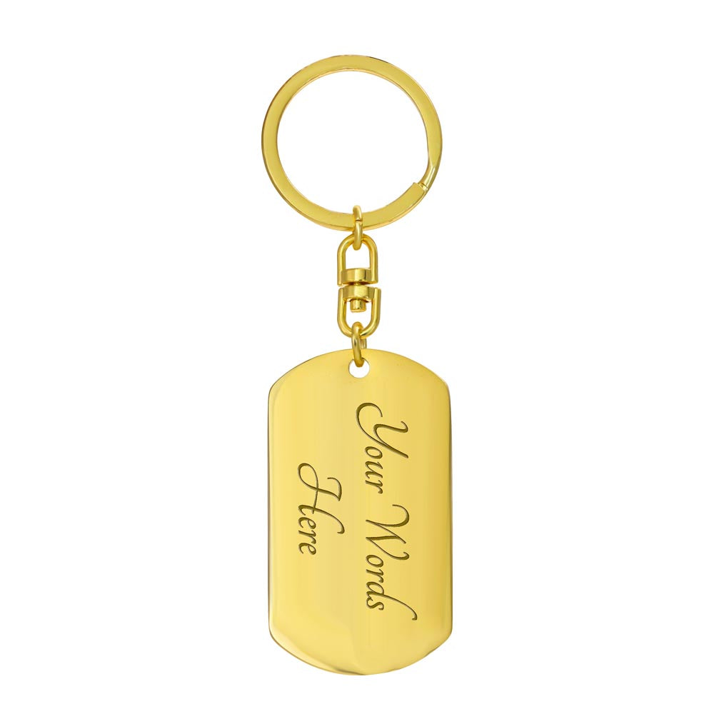 Hey BaeBae - I love you more than a monkey loves bananas - Keychain