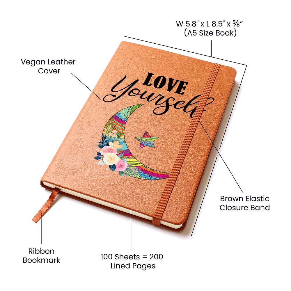 LOVE Yourself -  Vegan Leather Journal