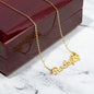 Pet Lovers Name Necklace + Paw