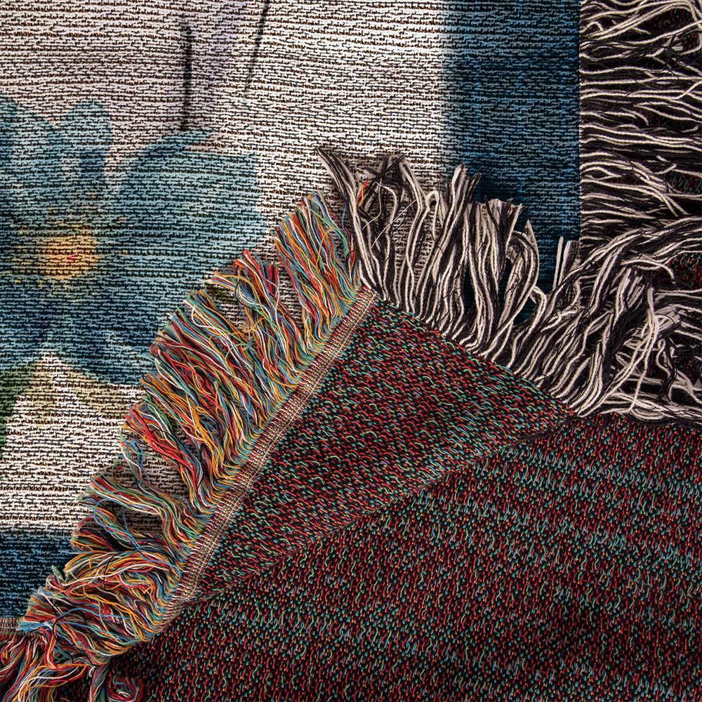 MOM - 60"x 50" Heirloom Woven Blanket - EVERYTHING I AM, YOU HELPED ME TO BE.