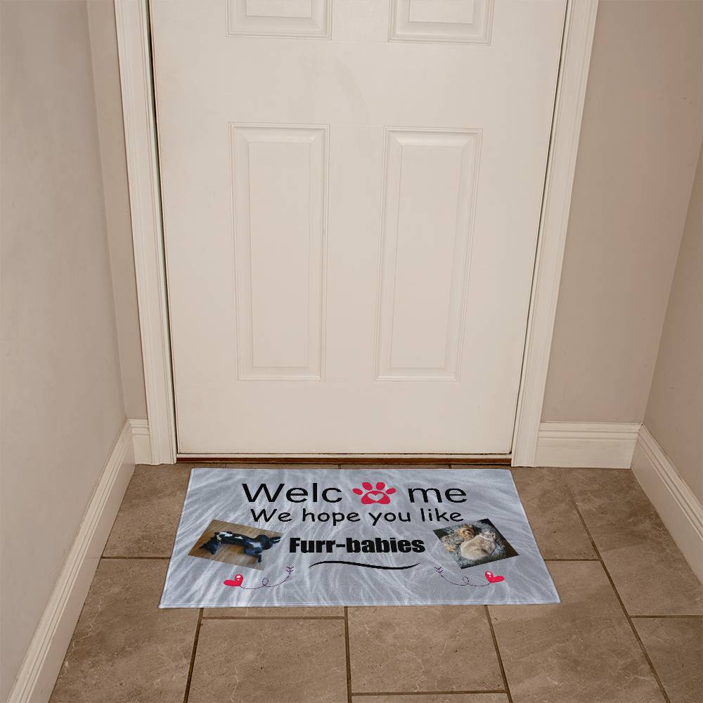 Pet lovers welcome mat -- Make your visitors aware