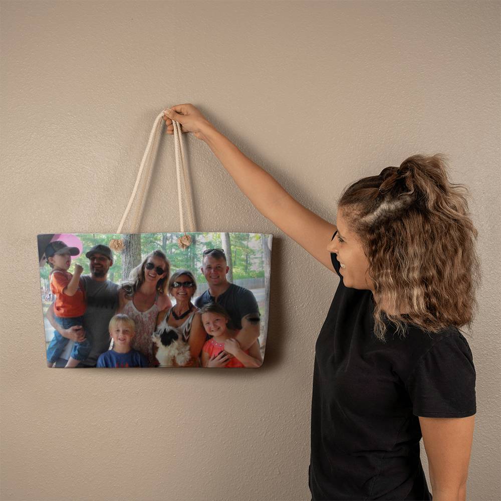 Weekender Tote Bag - Sample- You can design, message, monogram