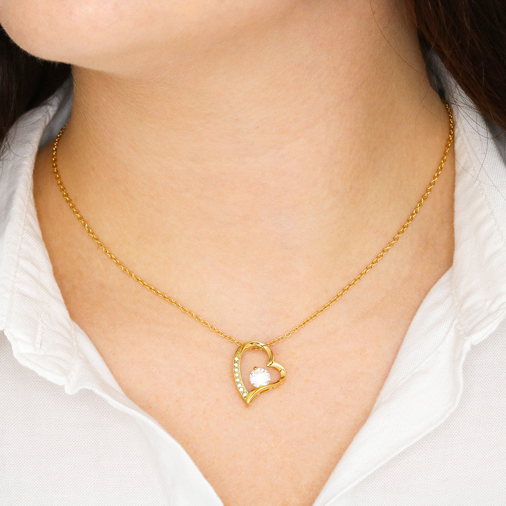 To My Wonderful Daughter - Forever Love Necklace -You are beautiful inside and out