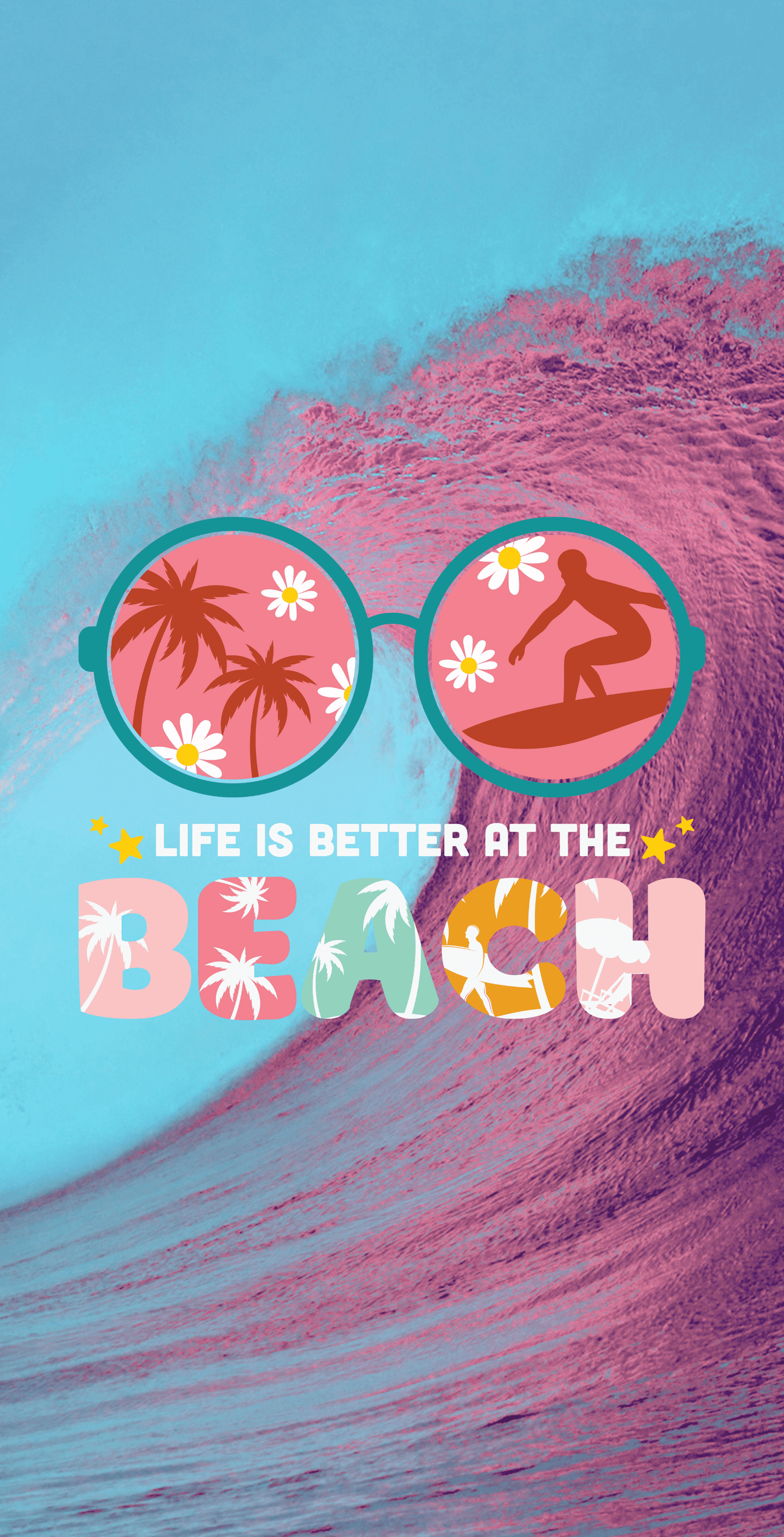 Life is better at the Beach - Beach Towel