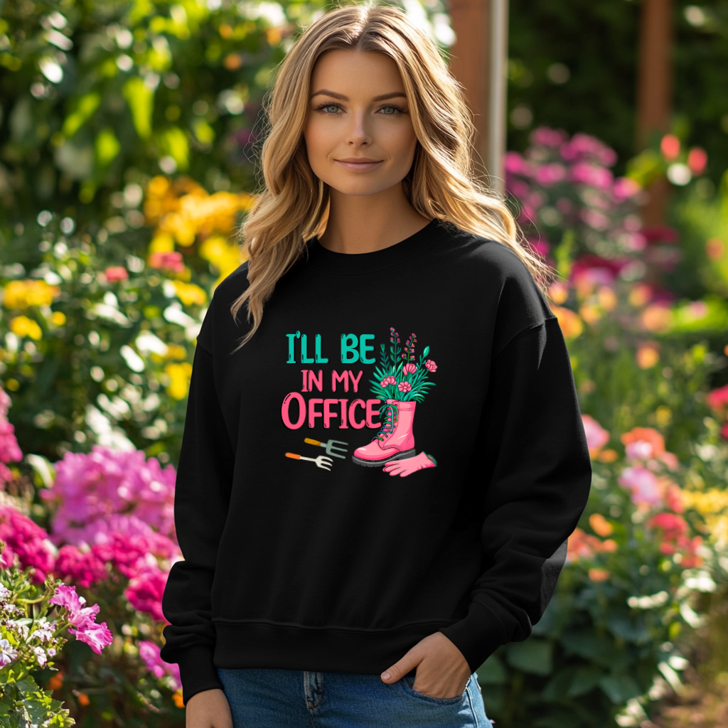 I'LL BE IN MY OFFICE Unisex Crewneck Sweatshirt