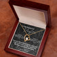 To My Wonderful Daughter - Forever Love Necklace -You are beautiful inside and out