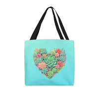 Load image into Gallery viewer, Succulent Heart Classic Tote Bag
