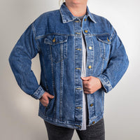 Load image into Gallery viewer, Succulent Lover Oversized Denim Shirt
