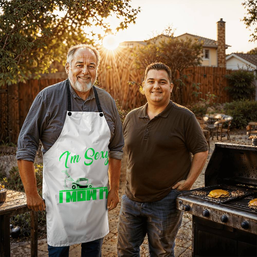 Gardening Lovers Apron - I'm Sexy and I MOW IT