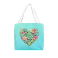 Load image into Gallery viewer, Succulent Heart Classic Tote Bag
