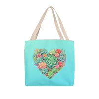 Load image into Gallery viewer, Succulent Heart Classic Tote Bag
