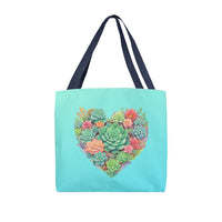 Load image into Gallery viewer, Succulent Heart Classic Tote Bag
