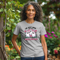 Load image into Gallery viewer, I&#39;M JUST HERE FOR THE BOOS &amp; BLOOMS Unisex T-Shirt
